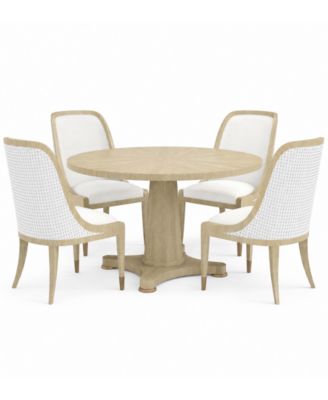 Eave II 5-Piece Round Dining Set (Table & 4 Hostess Chairs)