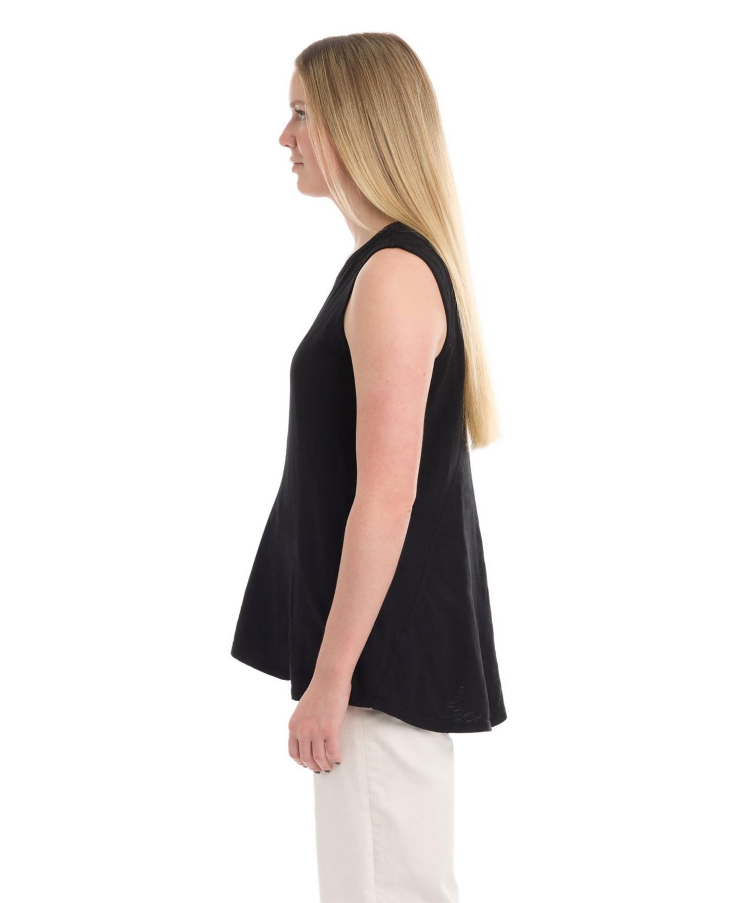 Женская футболка WILT Asymmetric Seam Shell, цвет: Чёрный — фото 6