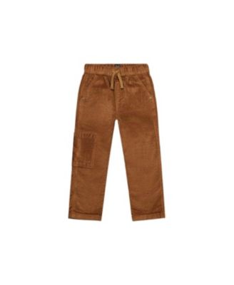 Baby Boys (12-24) Stretch Corduroy Pants with Cargo Pocket