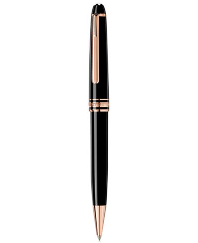 Montblanc Unisex Meisterstück Red Gold Classique Ballpoint Pen 112679