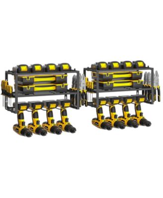 Power Tool Organizer Drill Holder Wall Mounted Rack