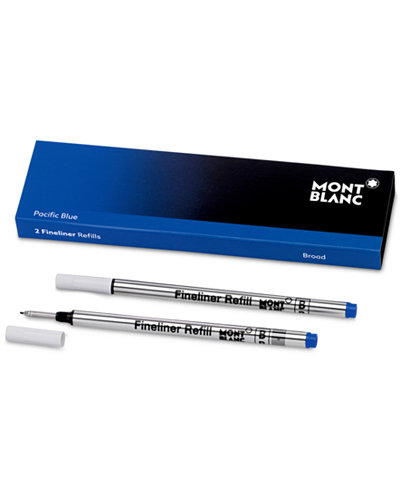 Montblanc 2 Pacific Blue Fineliner Pen Refills 105171