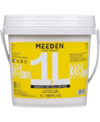 Acrylic Paint, Heavy Body, Gloss Finish, Extra-Large 1 Liter /33.8 ounces Non-Toxic Rich Pigments Color