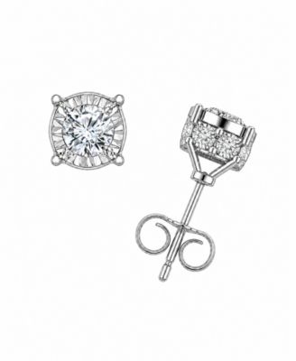 Diamond Stud Earrings (5/8 ct. t.w.) in 10k White or Yellow Gold