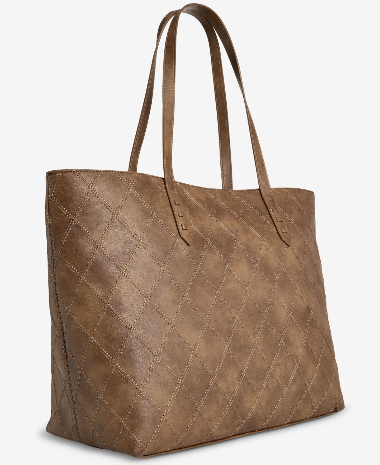 Женская сумка Style & Co Large Diamond Quilted, цвет: Коричневый — фото 3