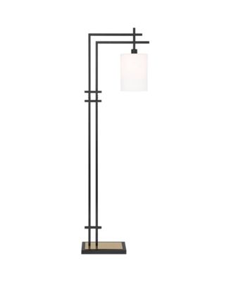 Torrance Modern Industrial 65" Tall Downbridge Arc Floor Lamp Matte Warm Frosted Glass Shade for Living Room