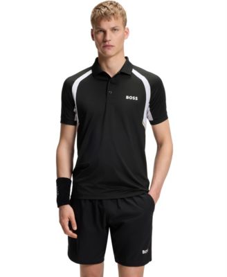 BOSS by Men's Active Quick-Dry Stretch Slim-Fit Polo Shirt