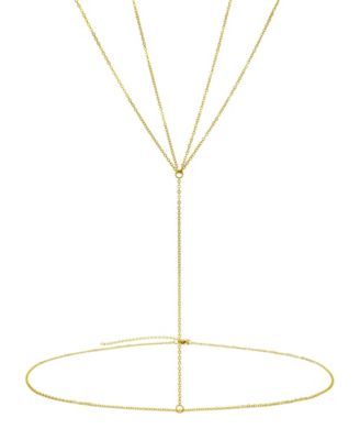 Gold-Plated Winged Body Chain