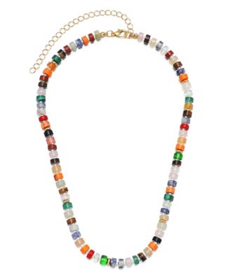Rainbow Beaded Necklace