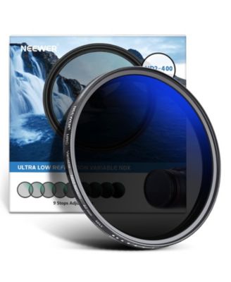 ND2-ND400 Variable ND Filter with ND2, ND400 for Photography and Video