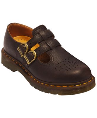 Women's 8065 Ambassador Leather Round Toe Mary Jane Flats