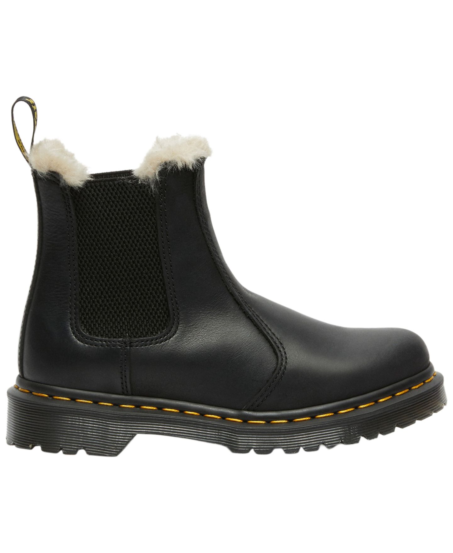 Женские ботинки Dr. Martens 2976 Leonore Wyoming Leather Pull-On Chelsea Booties, цвет: Чёрный — фото 2