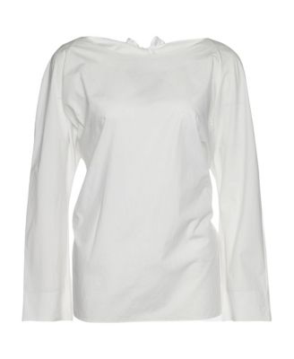 Women's Cotton Tie-Back Long-Sleeve Blouse