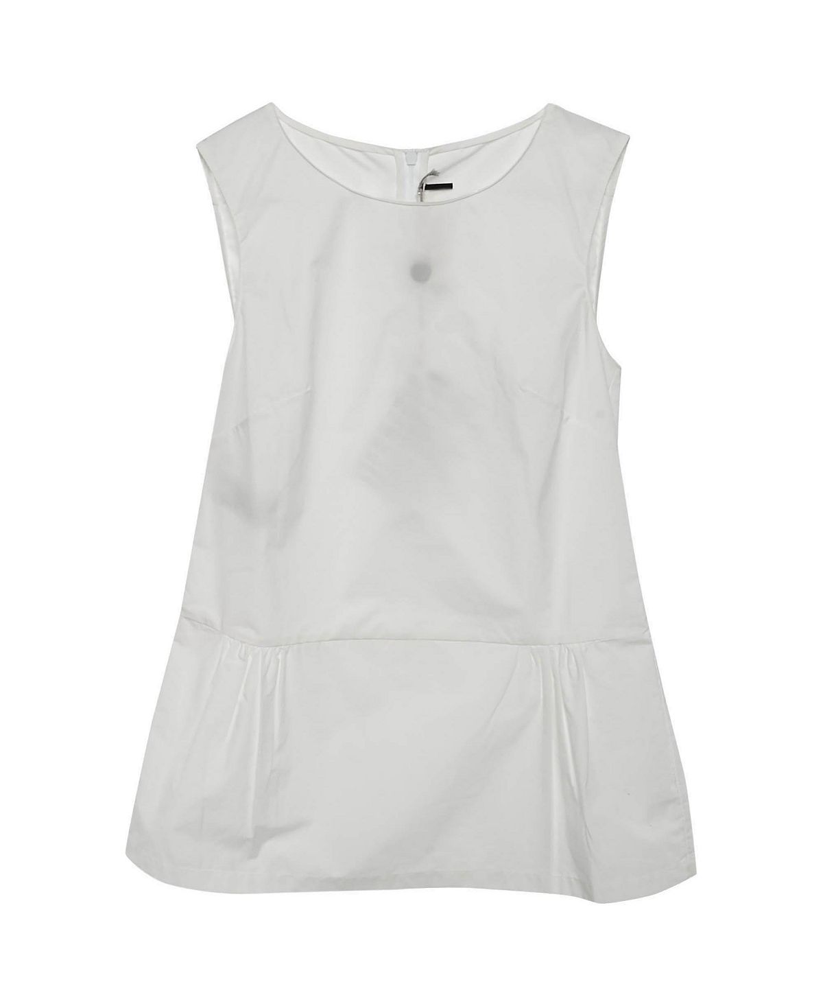 Pre-Owned Marni Women's Sleeveless Cotton Poplin Peplum Tank Top view 1 — MAYCSS fashion products