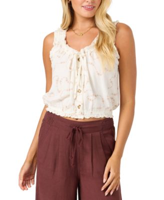 Women's Louise Ruffle Drawcord Tank Top