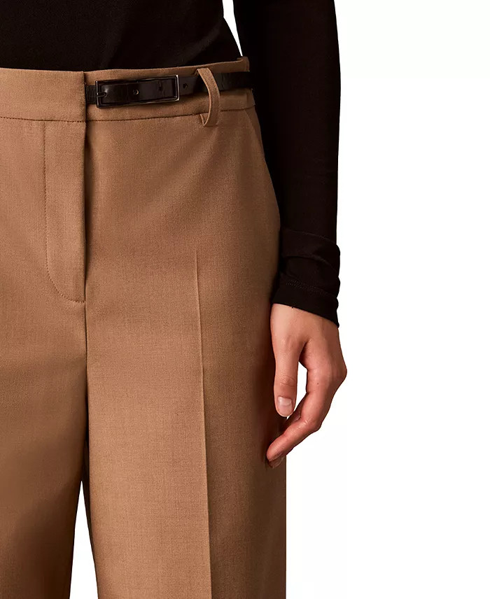 Women's Wide-Leg High-Rise Pants - thumbnail 4