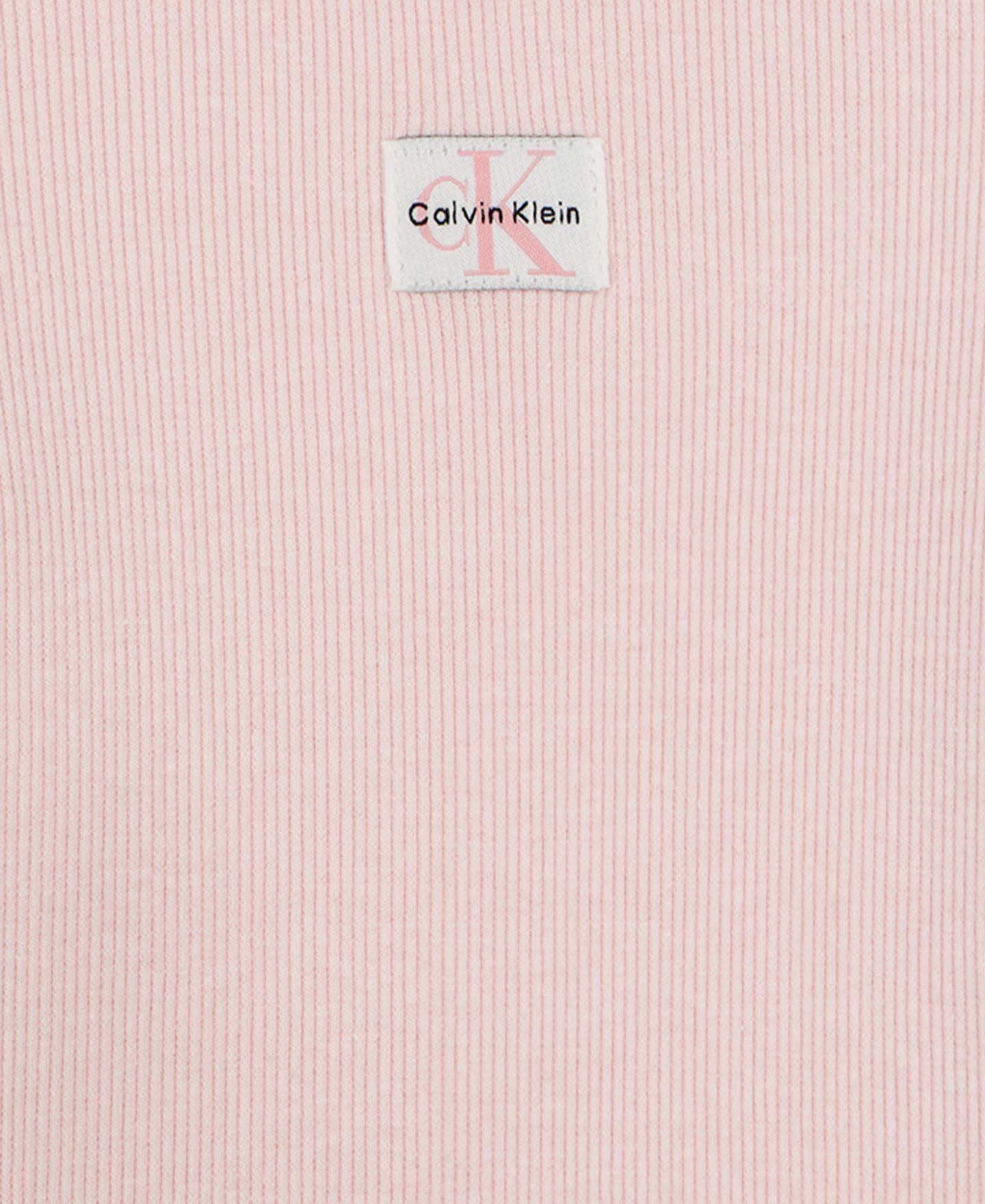 Детский комплект Calvin Klein: лонгслив и джинсовая юбка-шорты, 2T-6X, цвет: Розовый / Синий — фото 10