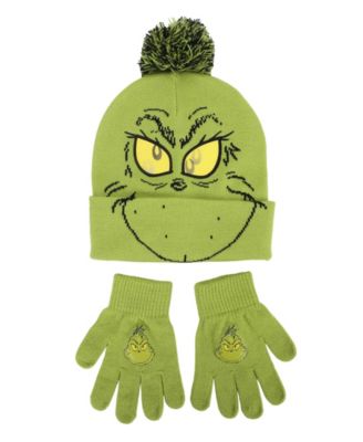 Boys' and Girls' The Grinch Hat and Gloves, 2-Piece Set