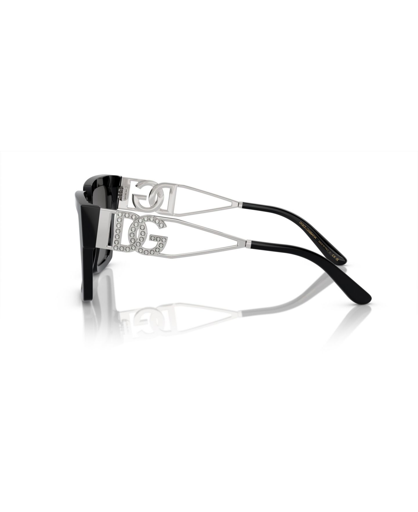 Женские солнцезащитные очки Dolce&Gabbana Sunglasses, DG4446B, цвет: Чёрный — фото 4