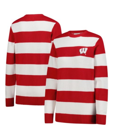 Свитер Uscape Apparel White Wisconsin Badgers Renew Knit Stadium