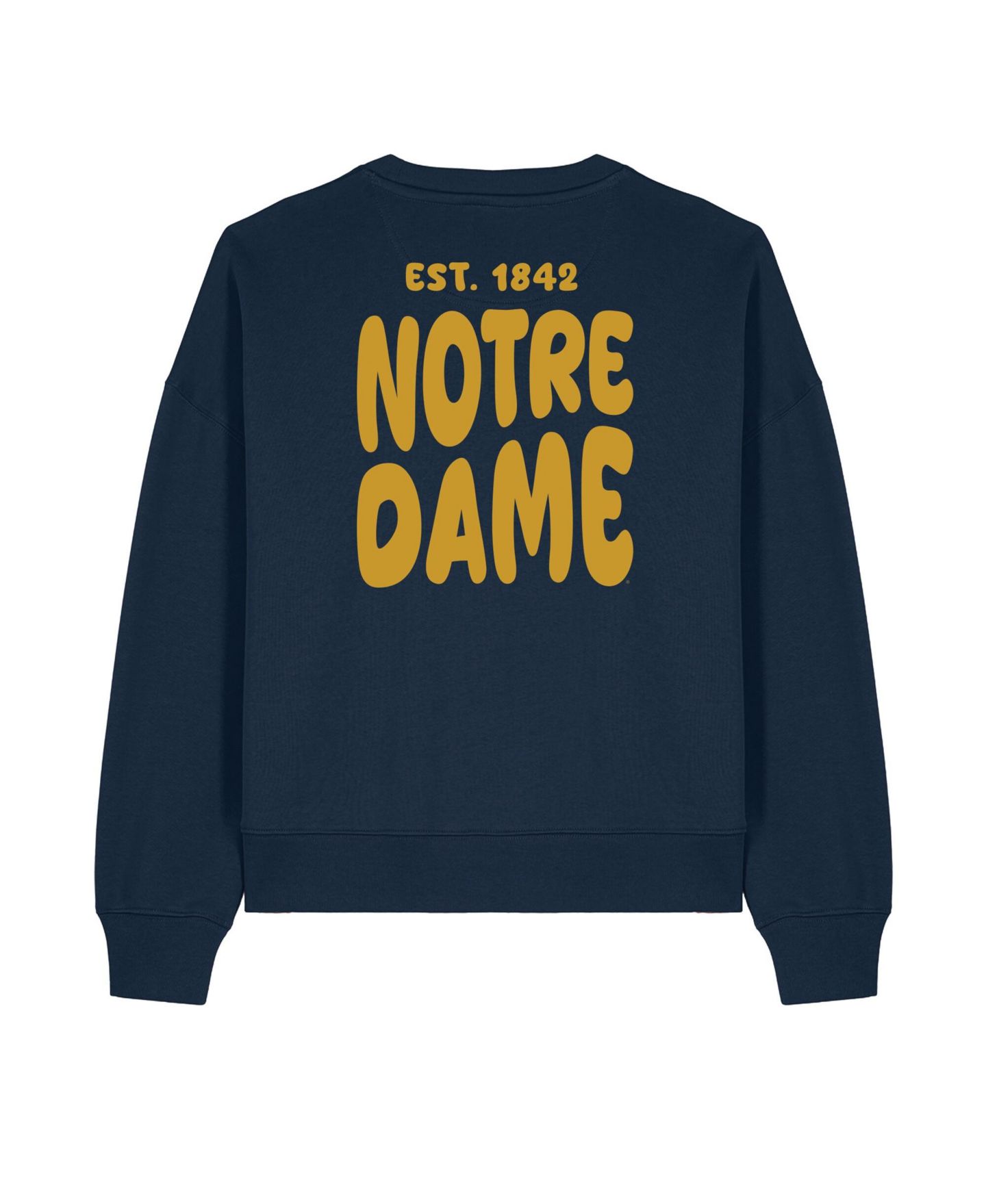 Женская толстовка Uscape Apparel Navy Notre Dame Fighting Irish Cloud — фото 3