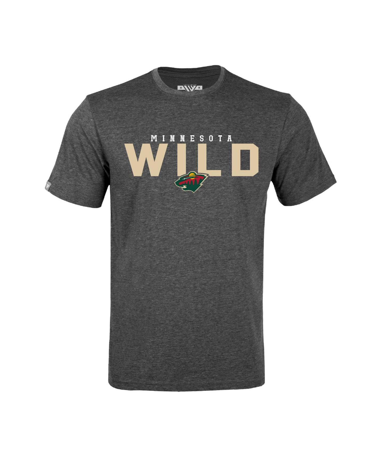 Мужская футболка LevelWear Kirill Kaprizov Gray Minnesota Wild Richmond Name & Number — фото 2