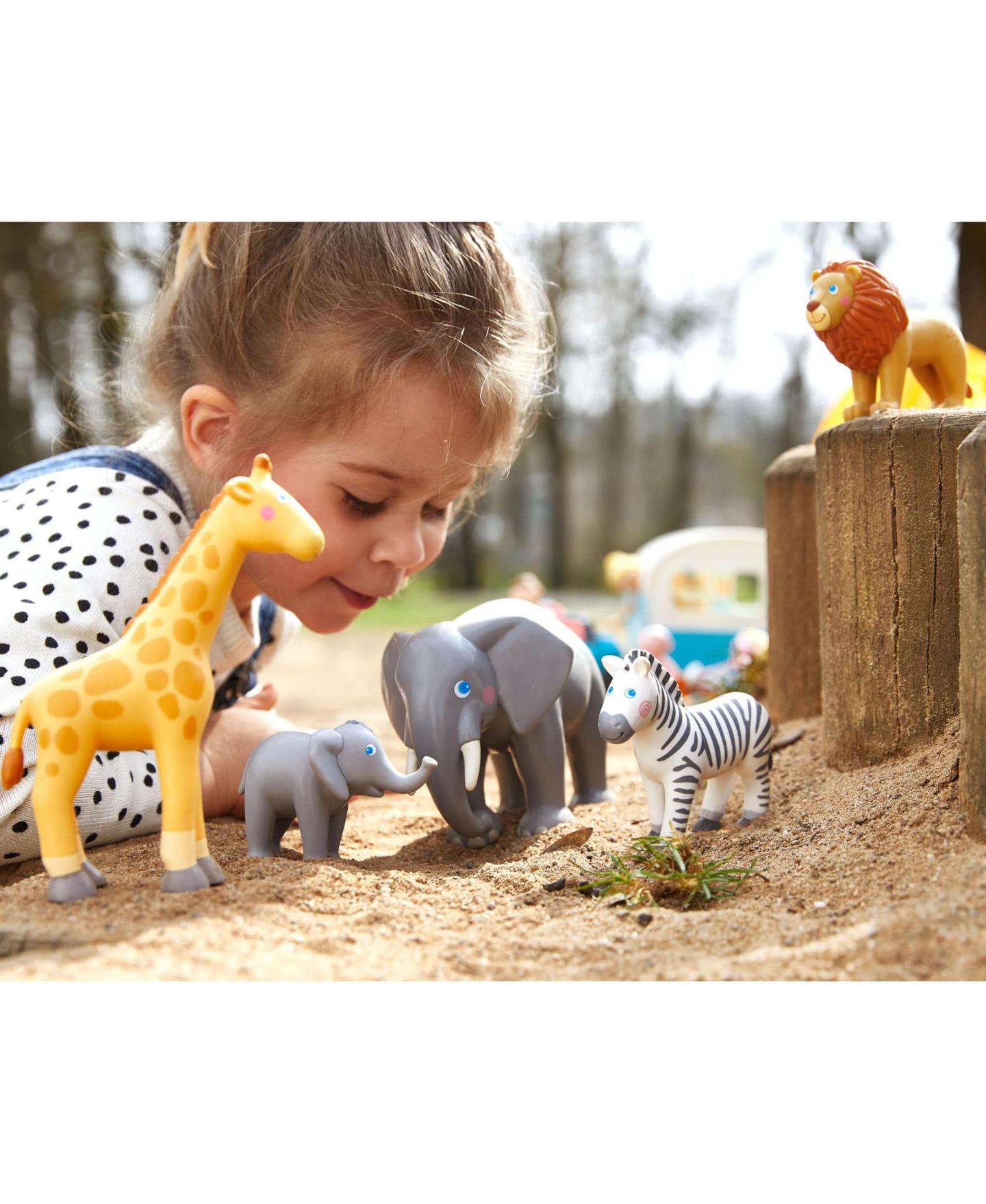 Детская игрушка Haba Little Friends Lion - Chunky Plastic Zoo Animal Toy Figure — фото 4