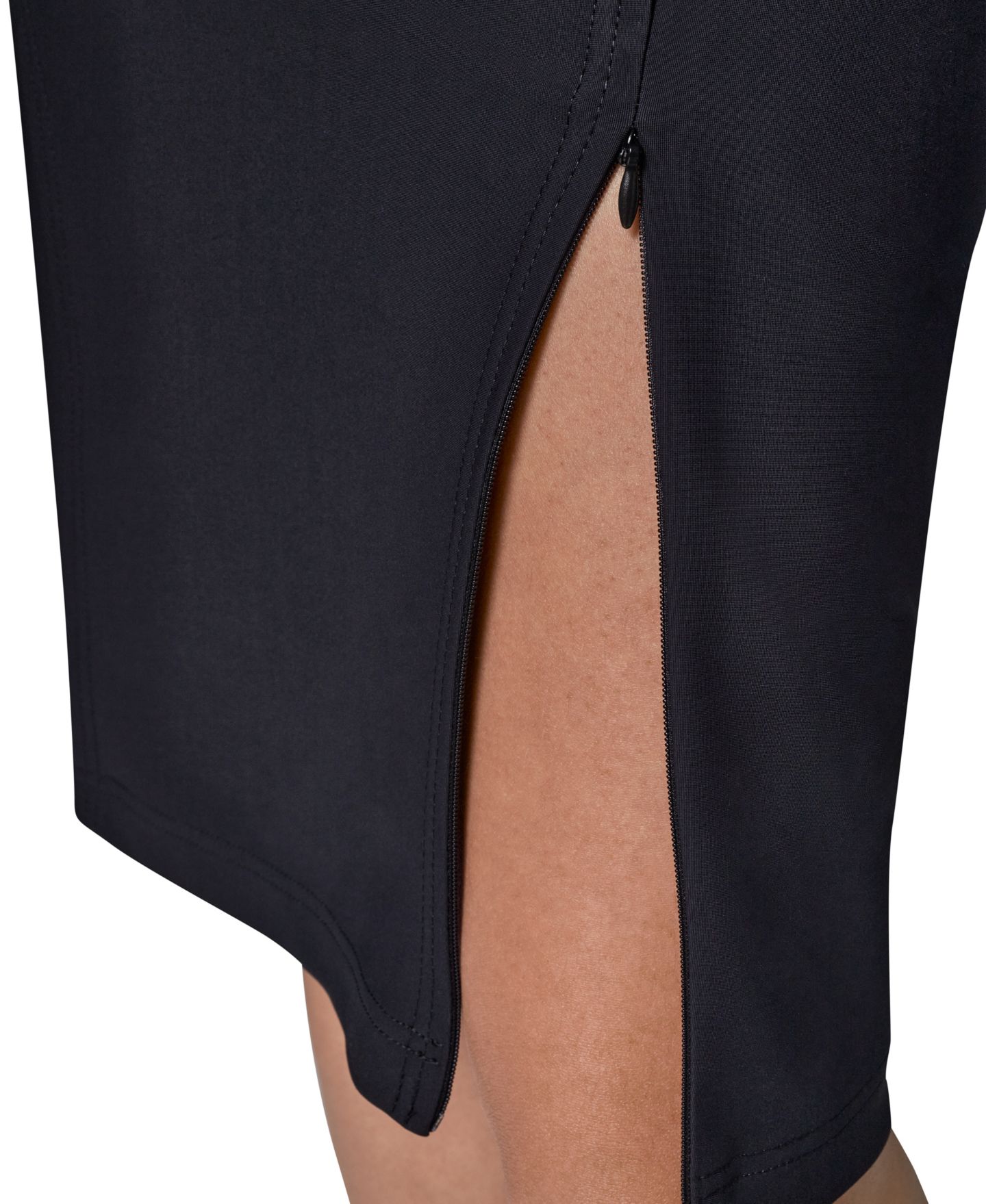 Женская юбка Donna Karan New York Zip-Slit Pencil, цвет: Чёрный — фото 7