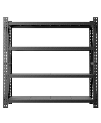 71"Width Industrial Metal Shelving - 5000lbs Capacity 4-Tier Heavy Duty Garage Rack