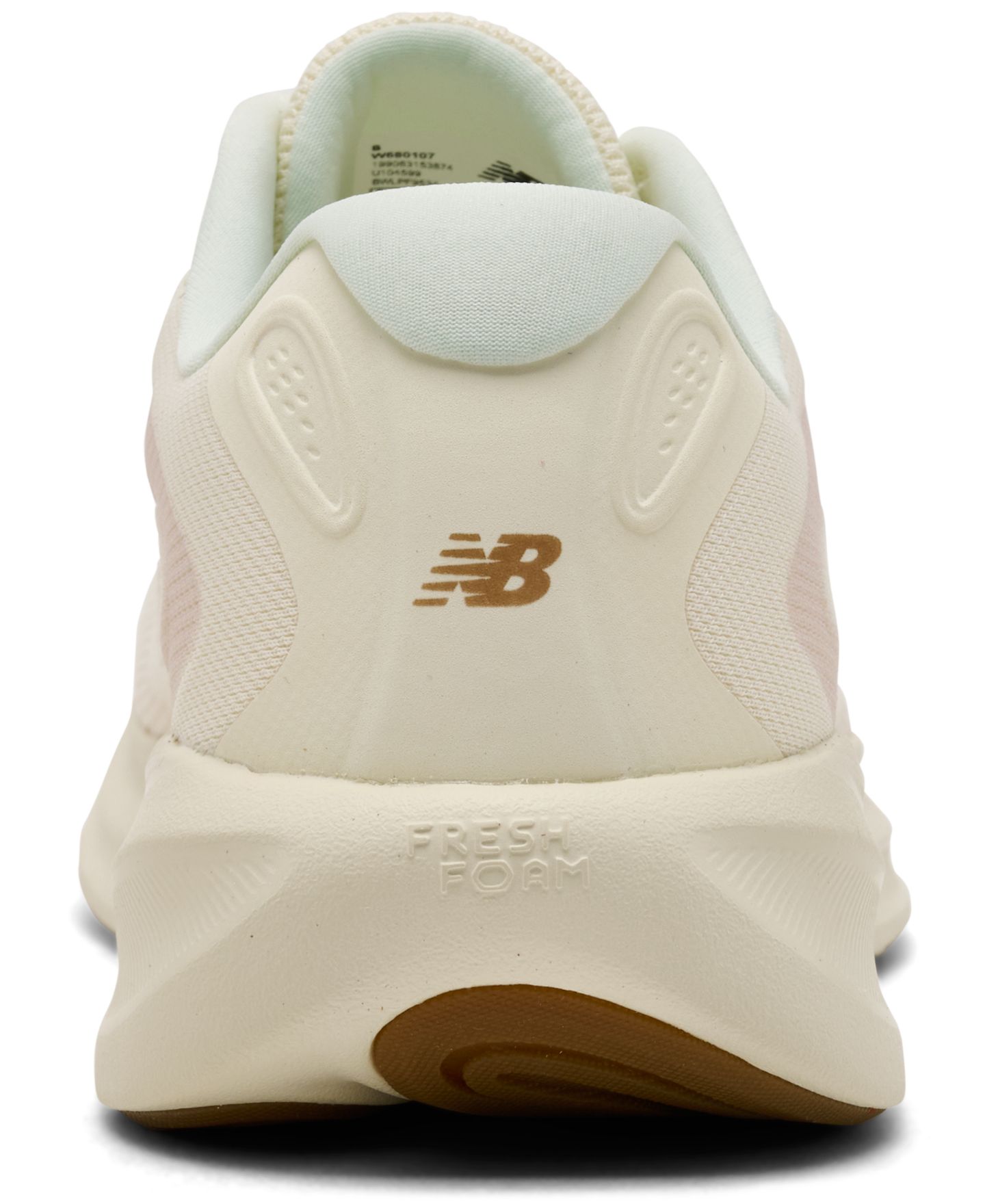 Женские кроссовки New Balance Fresh Foam 680v7 Running, цвет: Кремовый / Золотой — фото 4