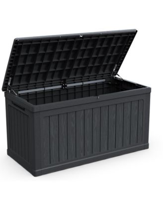 230-Gallon XXL Outdoor Deck Box - Extra-Large Resin Patio Storage Bin