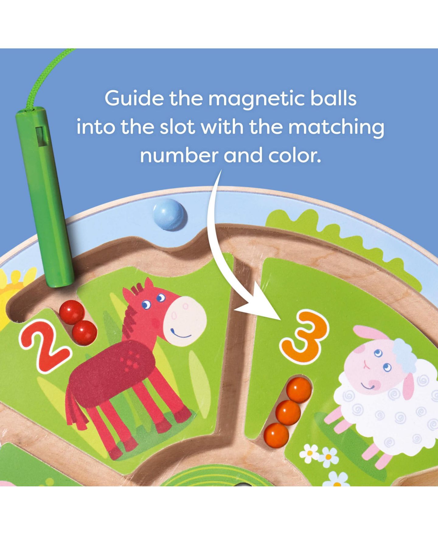 Детская игрушка Haba Number Maze Magnetic Game, цвет: Mutli — фото 3