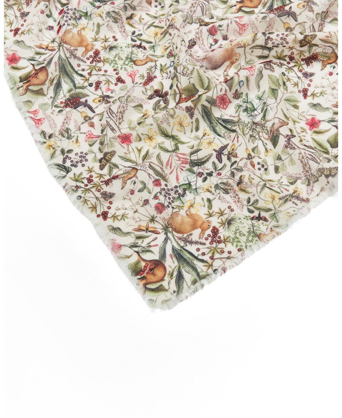 Fable England Women's Garden Floral Lightweight Long Scarf