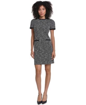 Women's Tweed Shift Dress