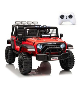 47.2 x 31.5 x 29.1 Inch Kids Electric Ride On Car 24V 2 Seater 4WD Car with Remote 5 mph for Outdoor Play.