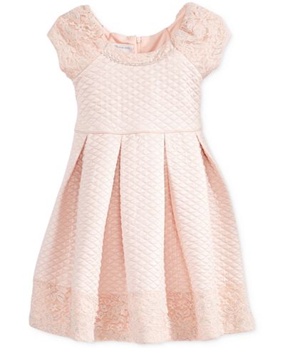 Bonnie Jean Lace-Detail Quilted Party Dress Toddler Girls & Little Girls (2T-6X)