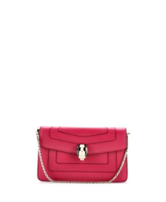 Mini Serpenti Forever Chain Clutch Leather