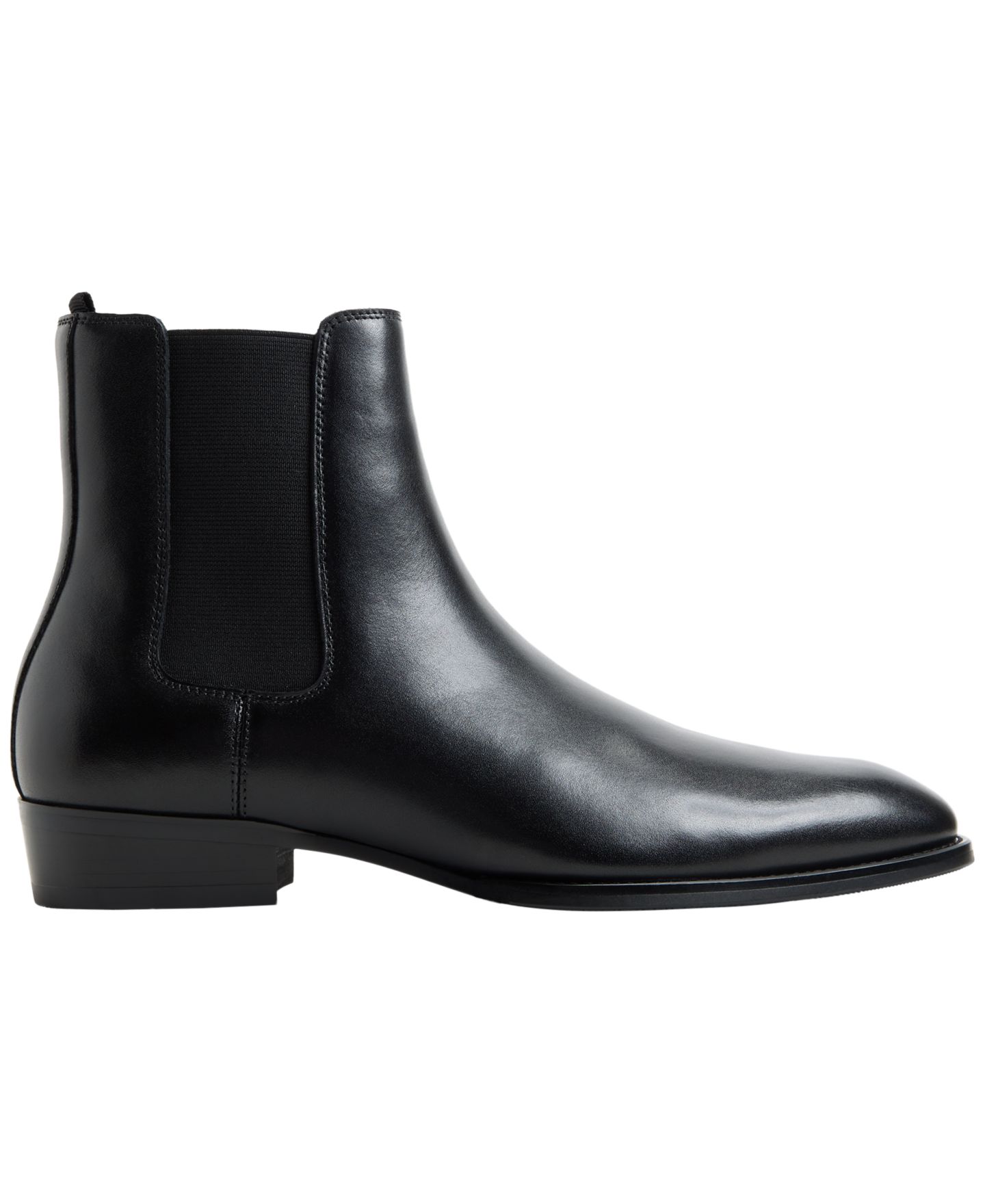 Мужские ботинки ALDO Bert Leather Ankle, цвет: Чёрный комбинированный — фото 2