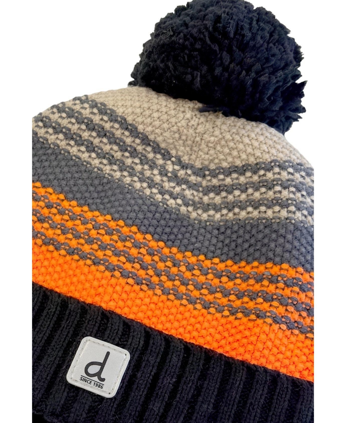 Deux par Deux Toddler Boy's (2-4) Winter Knit Pompom Hat