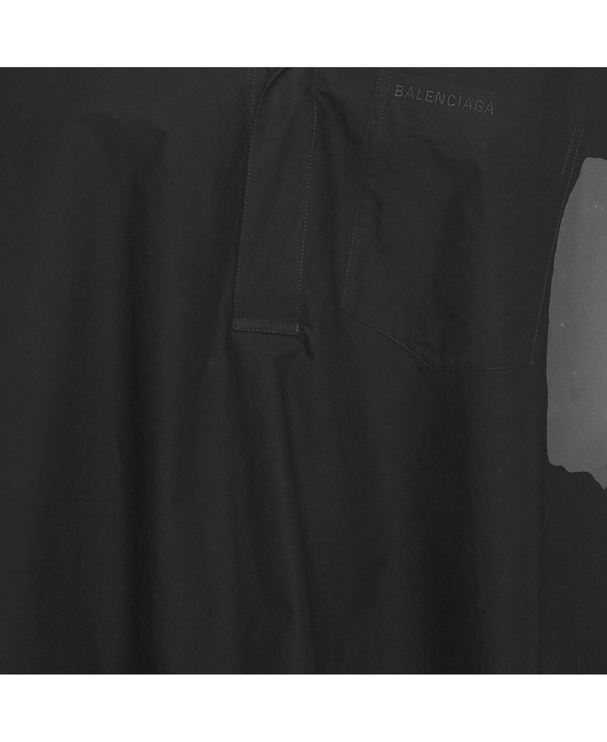 Pre-Owned Balenciaga Women's Oversized Logo Popover Shirt