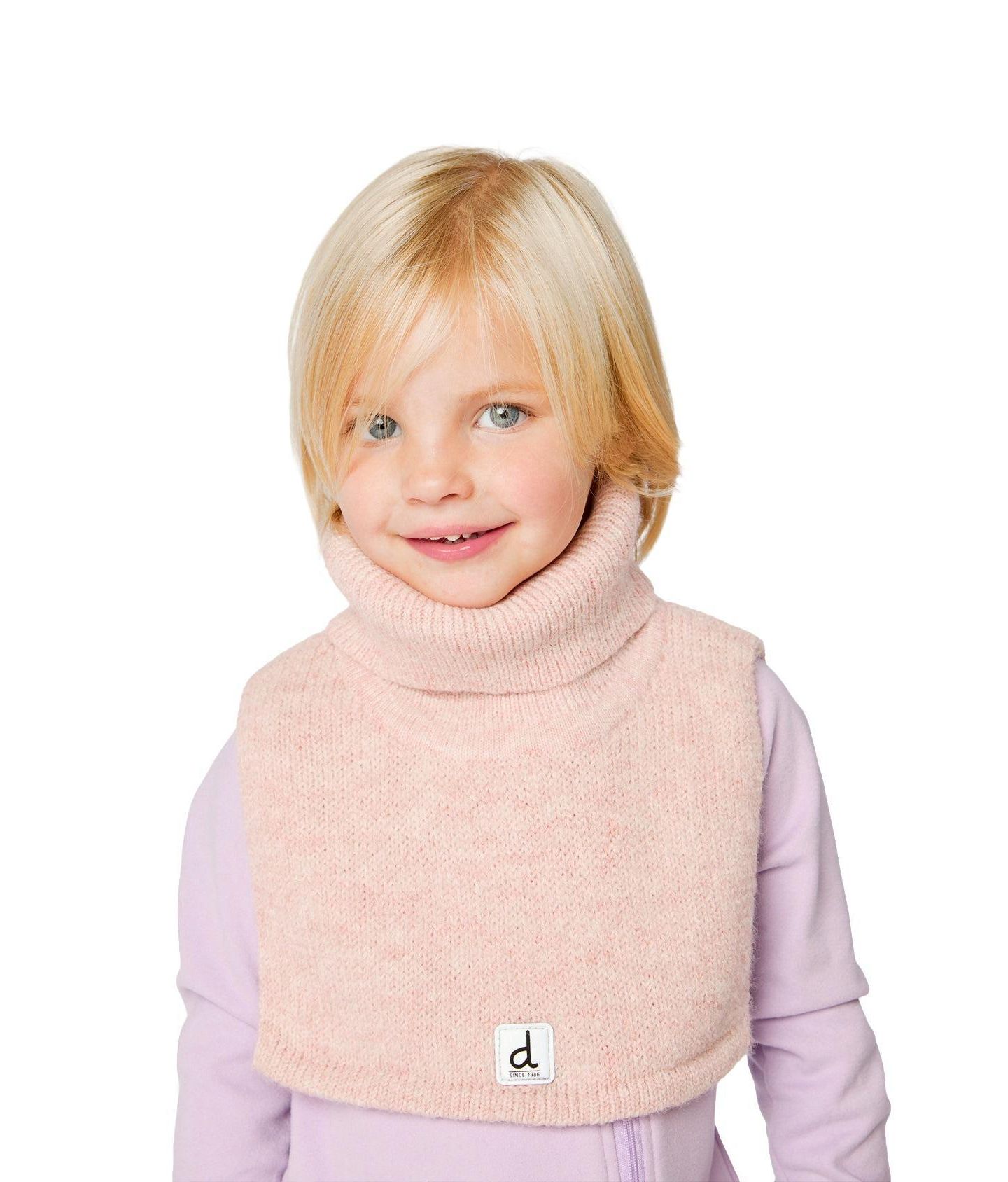 Deux par Deux (0-24) Unisex Knit Turtle Neckwarmer, цвет: Молочно-белый — фото 2