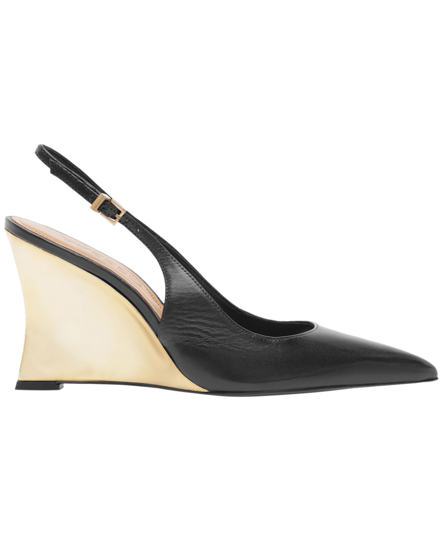 Женские туфли Arezzo Rowen Wedge Slingback Pumps, цвет: Чёрный — фото 2