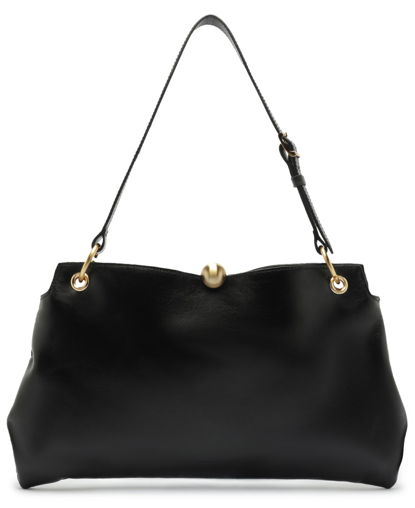 Женская сумка Arezzo Aurora Medium Leather Shoulder Handbag, цвет: Чёрный — фото 3
