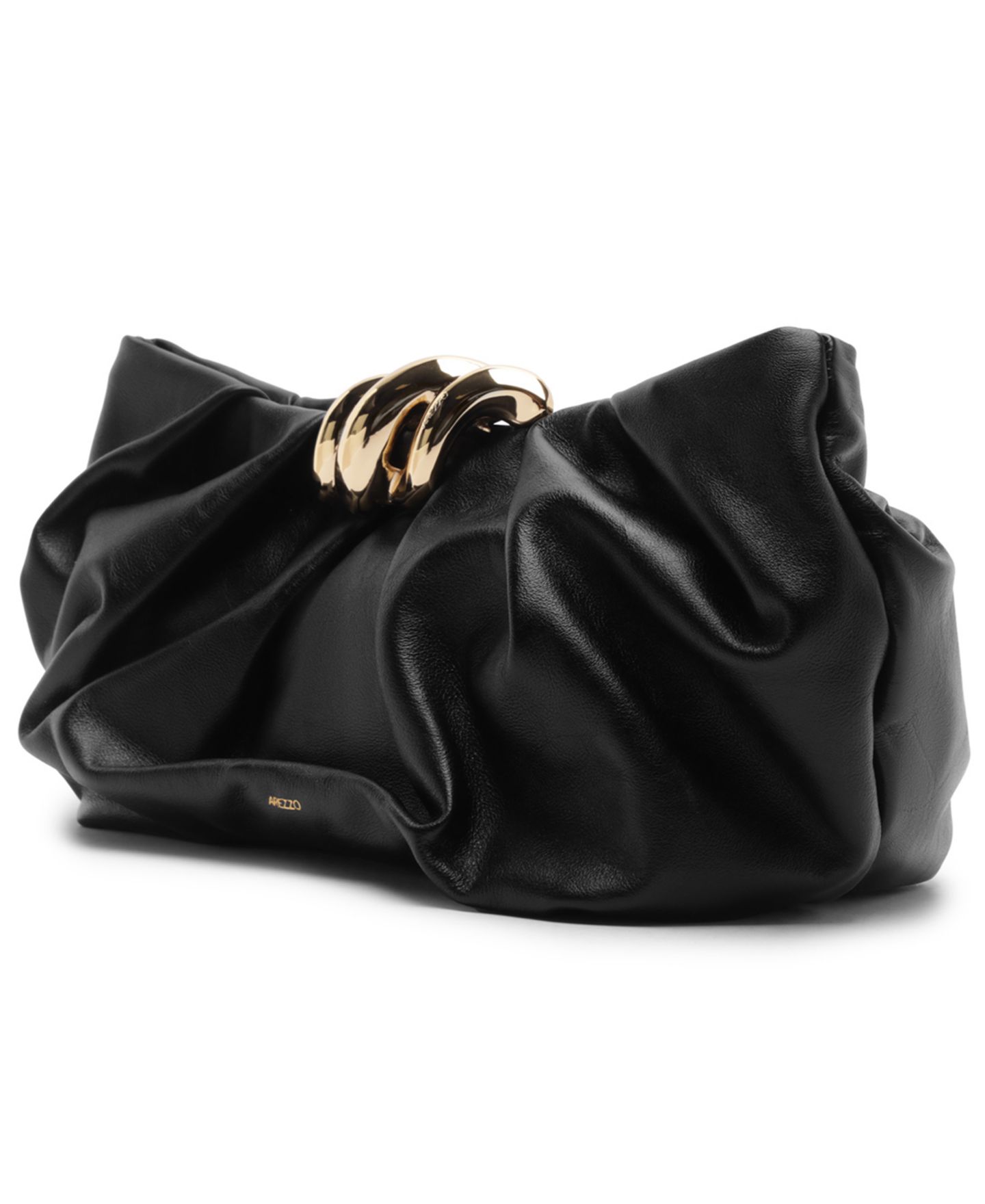 Женский клатч Arezzo Caitlyn Medium Leather Clutch Handbag, цвет: Чёрный — фото 3