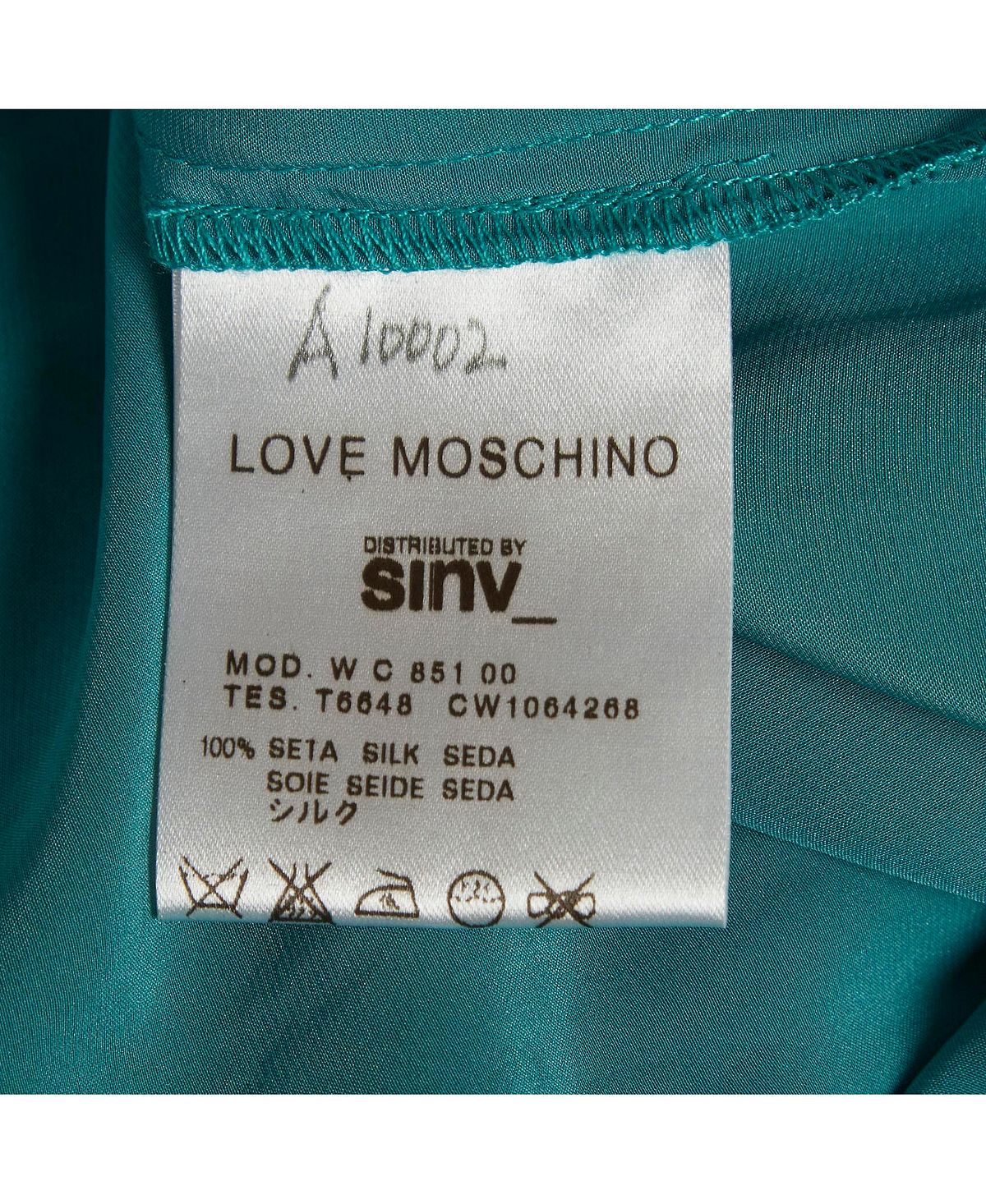 Pre-Owned Love Moschino Women's Satin Top view 5 — MAYCSS fashion products