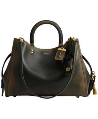 Rogue Loved Leather Medium Satchel Handbag