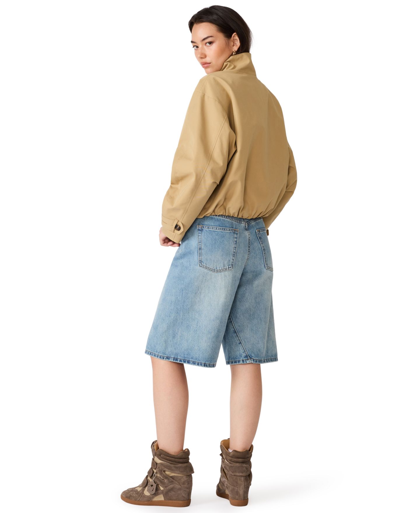 Женская куртка Steve Madden Fayden Button-Front, цвет: Средний хаки — фото 6