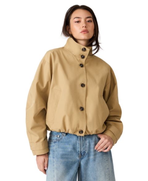 Женские куртки Steve Madden Women's Fayden Button-Front Jacket