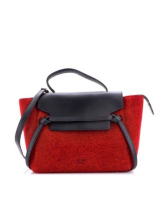 Mini Belt Bag Felt and Leather