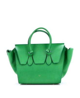 Small Tie Knot Tote Grainy Leather